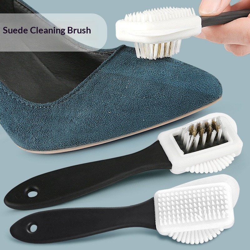 Shoe Cleaning Brush - 1/2 adet 3 Taraflı Temizleme Kolaylığı