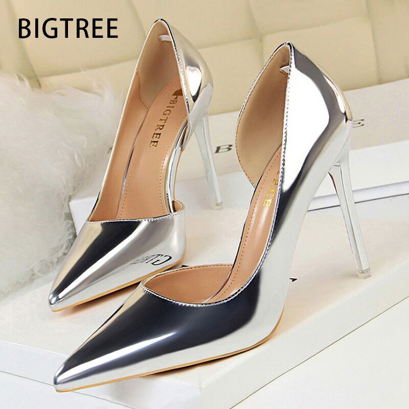 Shoe Tree - BIGTREE Ayakkabılar Seksi Kadın Topuklu Ayakkabılar