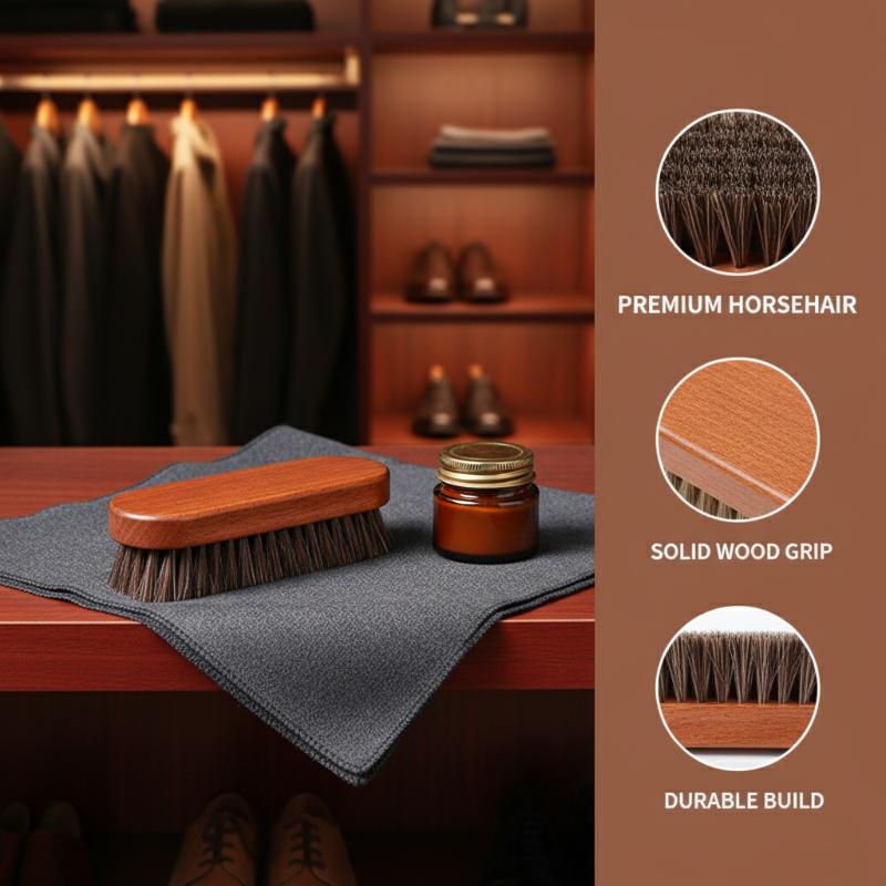 1 adet ahşap ayakkabı fırçası  - Leather Shoe Polish incelemesi ve fiyatı