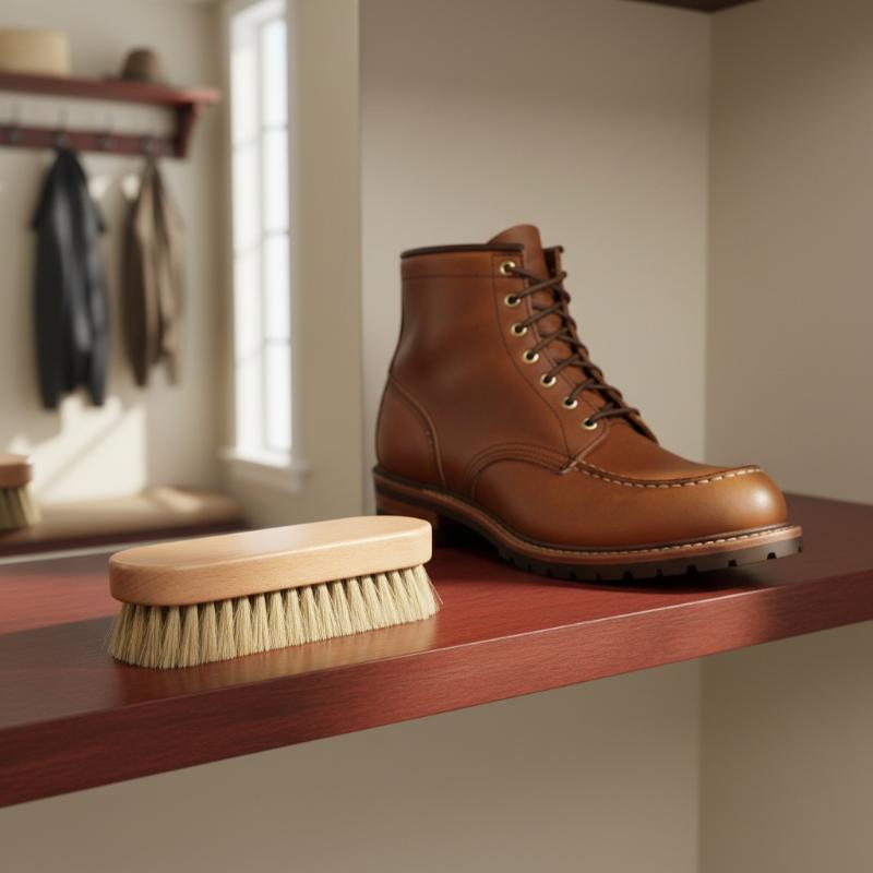1 adet ahşap ayakkabı fırçası  - Leather Shoe Polish incelemesi ve fiyatı